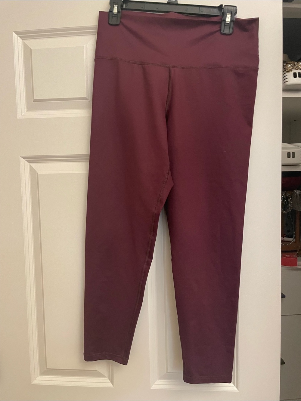 aerie Women's High-Waist Burgundy Leggings